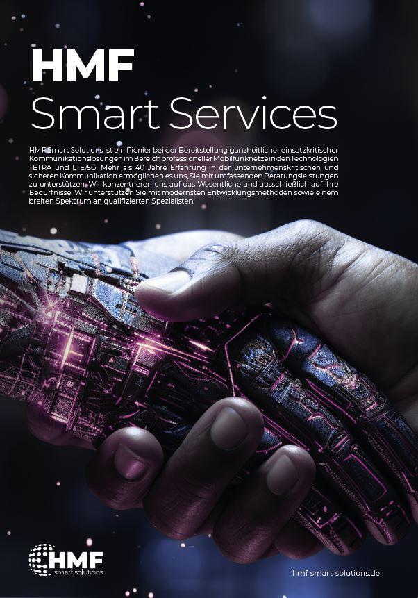 Coverbild Smart Services Broschüre